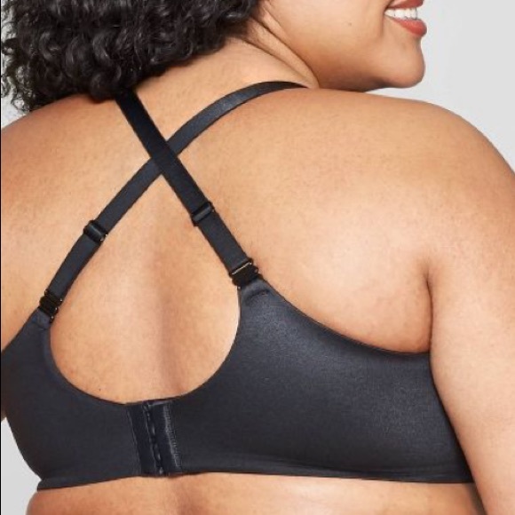 Auden Superstar Lightly Lined T-shirt Bra Black nwt - Picture 3 of 3